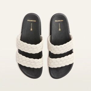 FRANKIE 4 Malone Bone/Black Weave NIB 9.5 MSRP $188